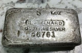 Engelhard 5 troy oz 999 Silver Hand Poured Bar - 7th Series 