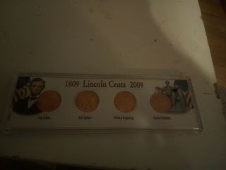 2009 - S Lincoln Cent Proof 4 Coin Set Us Bicentennial No Box Or