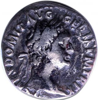 Guaranteed Ancient Coin Domitian (81 - 96).  Denarius.  Rome.  Interesting Minerva