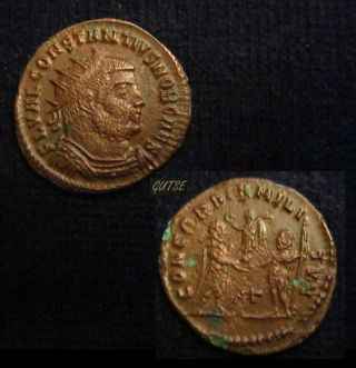 Roman Empire - 55,  Constantius I,  Antoninianus 305 - 306 A.  D. ,  D.  R.  Sear 13982,  Gvf