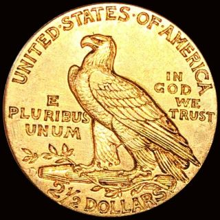1914 - D $2.  50 Quarter Eagle NEARLY UNCIRCULATED High End Lustrous Indian Head NR 2