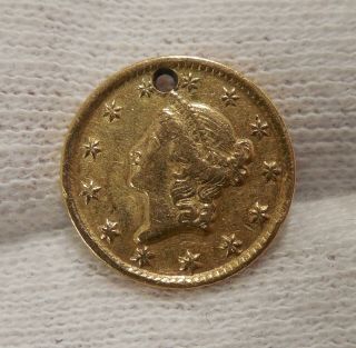 1849 - D - Liberty Head Gold Dollar - $1 - Type 1 - U.  S.  Gold Piece - U.  S.  Gold Coin 11