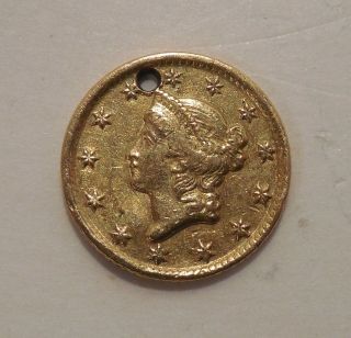 1849 - D - Liberty Head Gold Dollar - $1 - Type 1 - U.  S.  Gold Piece - U.  S.  Gold Coin 6
