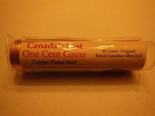 1 - 2012 ROLL HOLOGRAM WRAP COPPER PLATED STEEL CANADIAN PENNY VERY RARE MAGNETIC 3