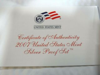 2007 United States Silver Proof Set 4