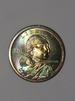 2000 P Sacagawea One Dollar Us Liberty Coin Philadelphia