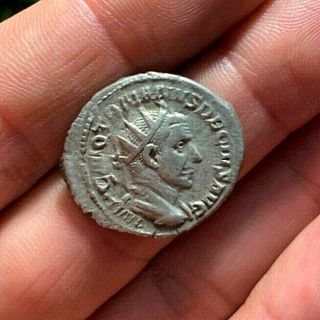 Scarce Ancient Roman Coin Antoninianus Trajan Decius 250ad Pannonia Ric41a 4.  57g