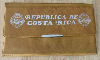 1970 Republic Of Costa Rica 5 Piece Proof Set In Wallet