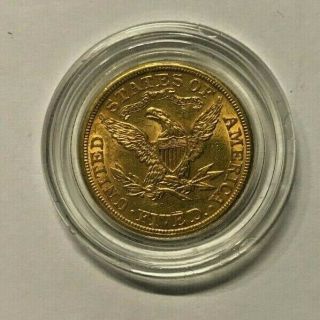 1881,  GOLD,  coin,  U.  S. ,  $5,  bullion,  UNC,  Pre - 1933,  half eagle,  money,  five dollar,  UNC. 2