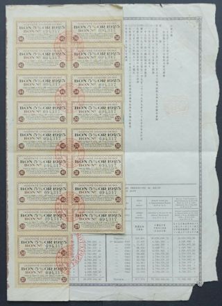 China - Republic of China - 1925 - 5 gold bond for 50 dollar 2