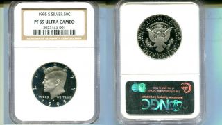 1995 S Kennedy Silver Half Dollar Ngc Pf69 Ultra Cmaeo 3110m