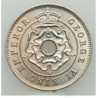 Southern Rhodesia King George Vi Brass Half Penny 1938 Choice Gem Bu