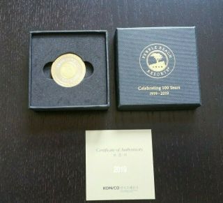 Pebble Beach 100th Anniversary Coin And Golf Bag Medallion Us Open