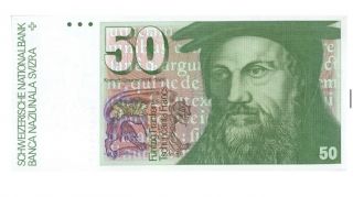 Switzerland - Banknote - 50 Francs - C.  1988 - Not Uc