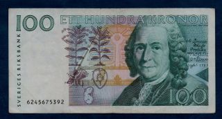 Sweden Banknote 100 Kronor Nd Vf