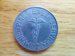 1922 Philippine Islands Health Culion Leper Colony 20 Centavos Coin Metal Token