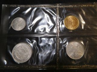 B57 Morocco 1951 - 1952 4 Coin Set