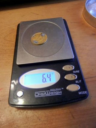 Investment Time 6.  4 Grams 22kt? Gold Us $5 Gold Coin For Scrap - Nr/bo