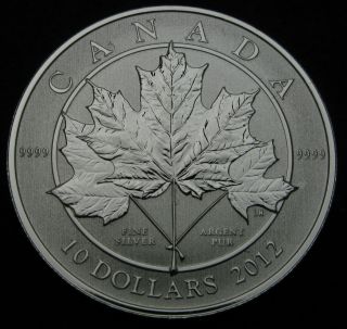 Canada 10 Dollars 2012 Proof - Silver - Maple Leaf Forever - 3665
