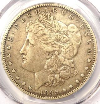 1895 - O Morgan Silver Dollar $1 - Pcgs Vf35 - Rare Certified Coin - $530 Value