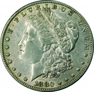 1880 - O Morgan Silver Dollar Xf/au Estate Find - B