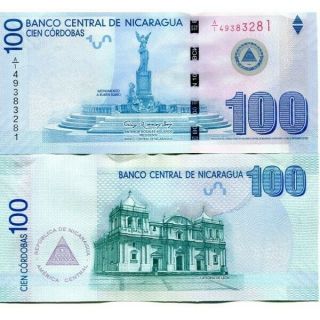 Nicaragua 100 Cordobas 2007 (2012) P - 204b Unc