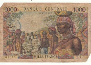 Equatorial African States Mille1000 Francs Etats De L 