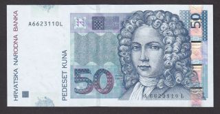 Croatia - 50 Kuna 2002 - Au