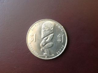 1985 Cook Islands $1 One Dollar Coin