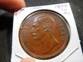Z111 Malaya Sarawak 1870 Cent Au