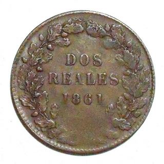 Argentina - Province Of Buenos Aires - 2 Reales 1861 - Scarce -