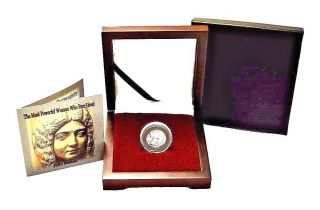 Julia Domna,  The Most Powerful Woman Who Ever Lived Silver Denarius Coin,  Boxed