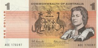 Australia 1 Dollar Banknote Nd (1966) P.  37a Uncirculated