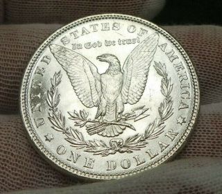 1886 P Morgan Dollar LUSTER BU STATE EXTREME CARTWHEEL 2