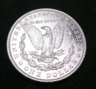 1886 P Morgan Dollar LUSTER BU STATE EXTREME CARTWHEEL 4
