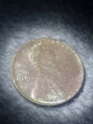 1944 Steel Penny Completely Rusted