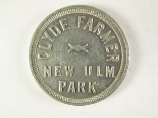 Ulm Park,  (minnesota Mn - Texas Tx) - Clyde Farmer - G/f 5c I/t - Maverick Token