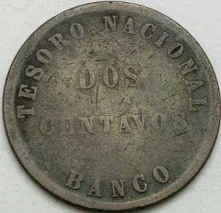Argentina 2 Centavos 1854 - Copper - F - 903 ¤