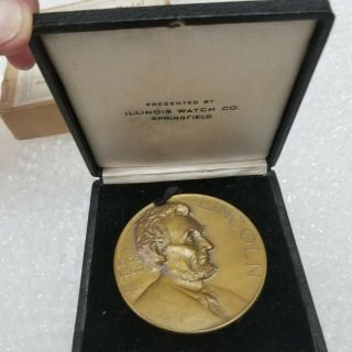 Illonois Watch Company Springfield Lincoln Essay Award Winner Medal