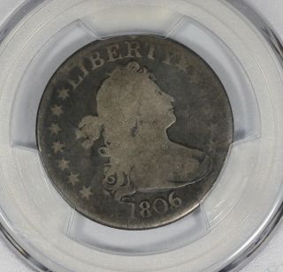 1806/5 Draped Bust Quarter Pcgs G04 Browning 1 Circulated Look