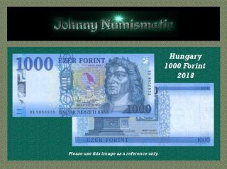 Hungary 1000 Forint 2018 Unc