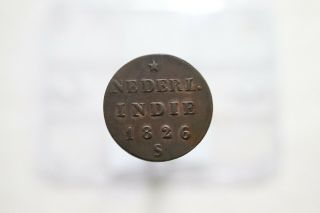 Netherlands Indies 1/2 Stuiver 1826 S A99 K6600