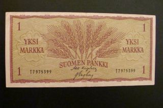 Finland 1 Markka 1963 Crisp