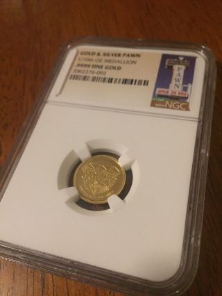 Pawn Stars Gold & Silver 1/10 Oz Gold Medallion Rare