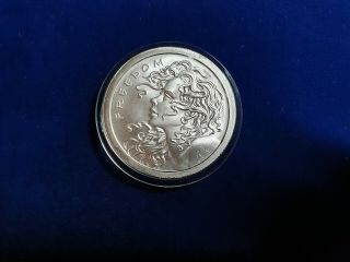 . 999 Silver 1 Oz 2013 Sbss Uncirculated Double Obverse Error Freedom Girl
