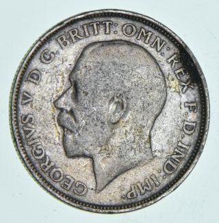 Silver - World Coin - 1918 Great Britain 1 Florin - World Silver Coin 11.  3g 920