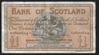 1 Pound From Scotland 1946