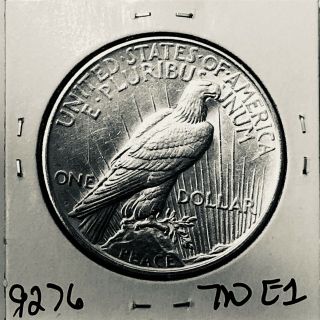 1922 D PEACE SILVER DOLLAR HI GRADE U.  S.  RARE COIN 9276 2