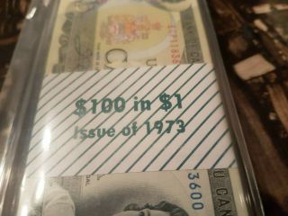 1973 Sequence 1 Dollar Bills ECP1183600 - ECP1183699 4