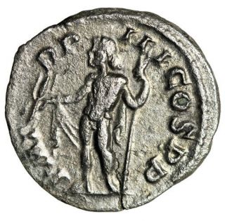Daily Wage Silver Denarius Roman Coin Of Severus Alexander " Jupiter " Certified